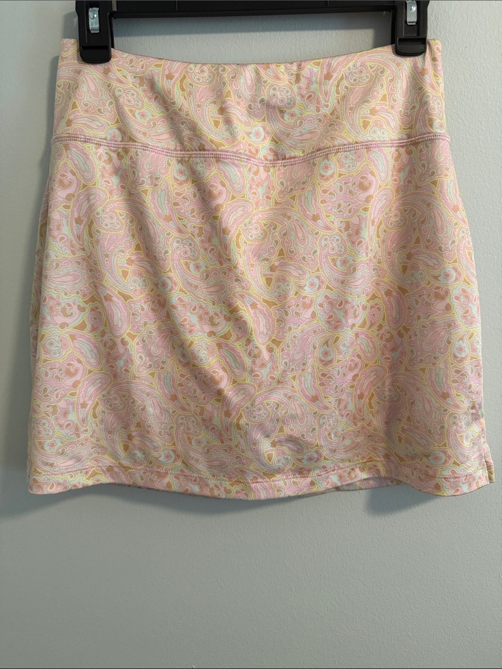 Kensie Performance Pink Paisley Athletic Skort / Golf Tennis Shorts - Size S